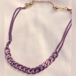 BAR (by Alexa Rae) / Melanie Clara: “The Alexa” Necklace in Metallic Peony